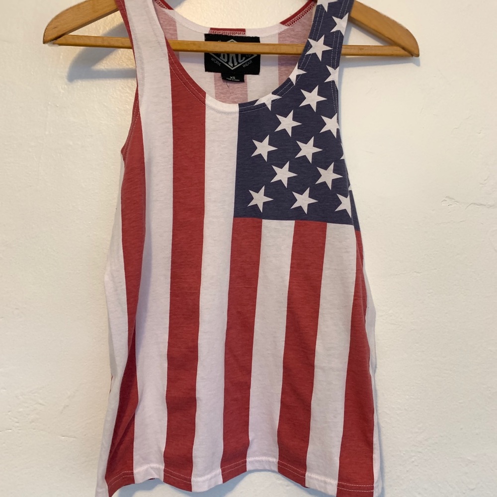 American Flag Tank Top